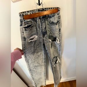 Nasty Gal distressed jeans